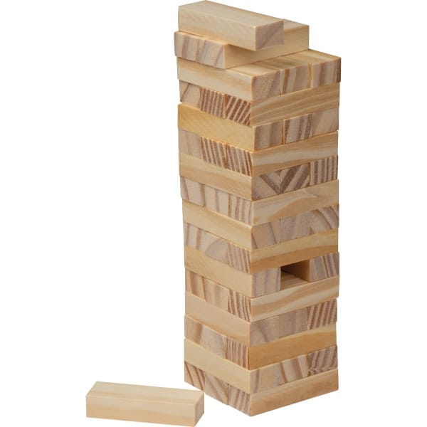 Gra typu jenga Brązowy