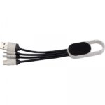 Kabel do ładowania 3w1 Beżowy