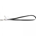 Kabel do ładowania ze smyczą Czarny