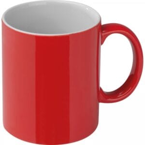 Kubek ceramiczny 300 ml Czerwony