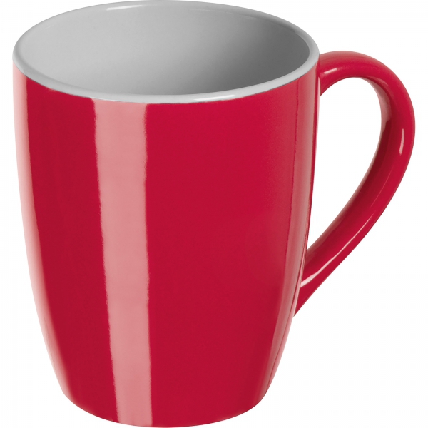 Kubek ceramiczny 300 ml Czerwony