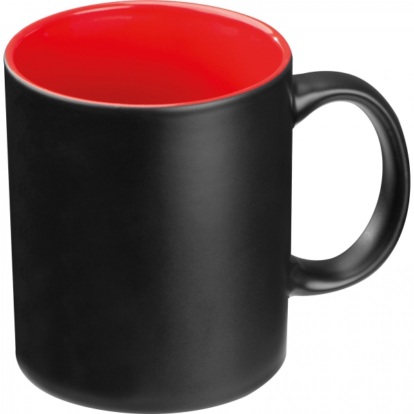 Kubek ceramiczny 300 ml Czerwony
