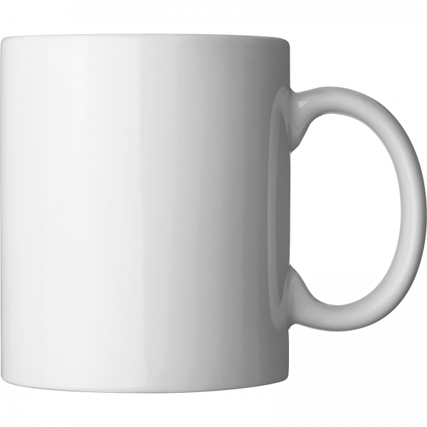 Kubek ceramiczny do sublimacji 300 ml Biały