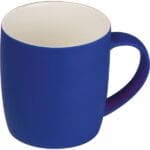 Kubek ceramiczny soft touch 300 ml Niebieski