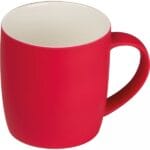 Kubek ceramiczny soft touch 300 ml Czerwony