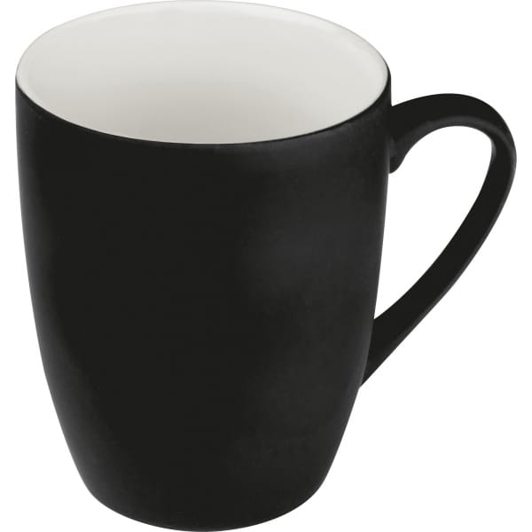 Kubek ceramiczny soft touch 300 ml Czarny
