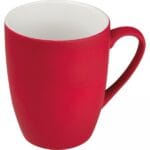 Kubek ceramiczny soft touch 300 ml Czerwony
