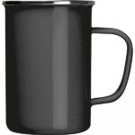Kubek metalowy emaliowany 550 ml Czarny