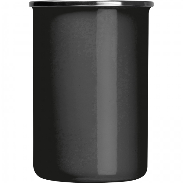 Kubek metalowy emaliowany 550 ml Czarny
