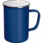 Kubek metalowy emaliowany 550 ml Niebieski