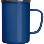 Kubek metalowy emaliowany 550 ml Niebieski
