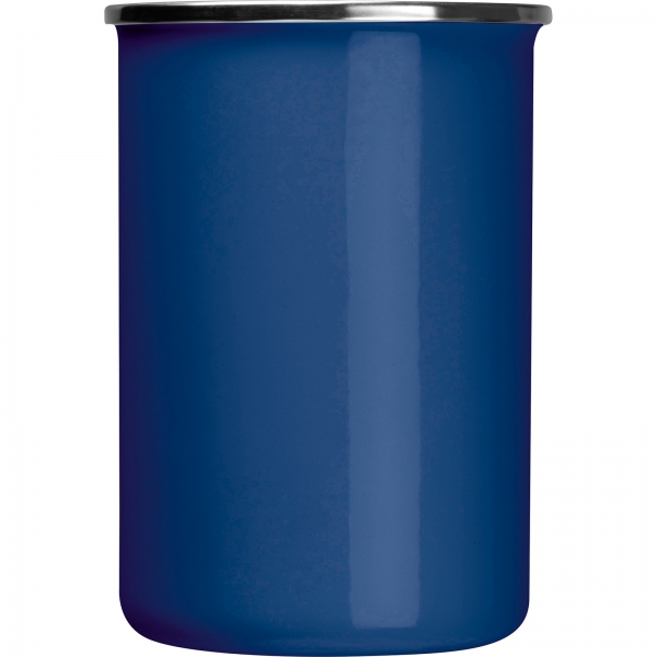 Kubek metalowy emaliowany 550 ml Niebieski