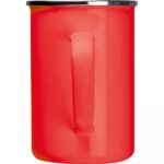 Kubek metalowy emaliowany 550 ml Czerwony