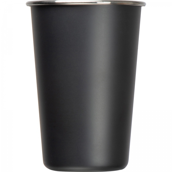 Kubek stalowy 480 ml Czarny