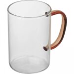 Kubek szklany 250 ml Czerwony
