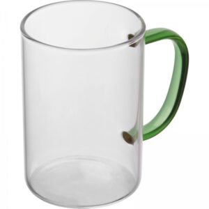Kubek szklany 250 ml Zielony