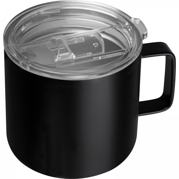 Kubek termiczny stalowy 300 ml Czarny