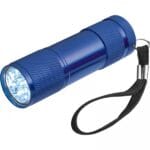 Latarka metalowa 9 LED Niebieski