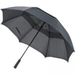Parasol automatyczny XXL do gry w golfa ø132 cm Czarny
