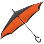 Parasol manualny odwrócony ø120 cm Pomarańczowy