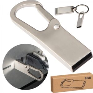 Pendrive metalowy 8GB Szary