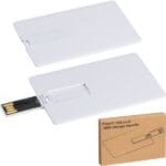 Pendrive plastikowy karta 8GB Biały