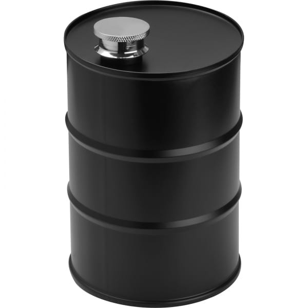 Piersiówka 600 ml beczka Czarny
