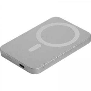 Power bank 5000 mAh z ładowarką indukcyjną Magsafe Szary
