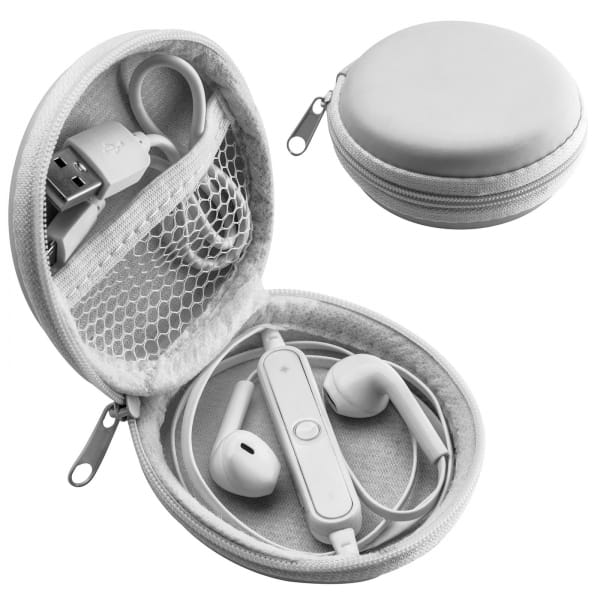 Słuchawki douszne bluetooth Biały