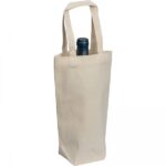 Torba bawełniana na wino 220 g/m2 Beżowy