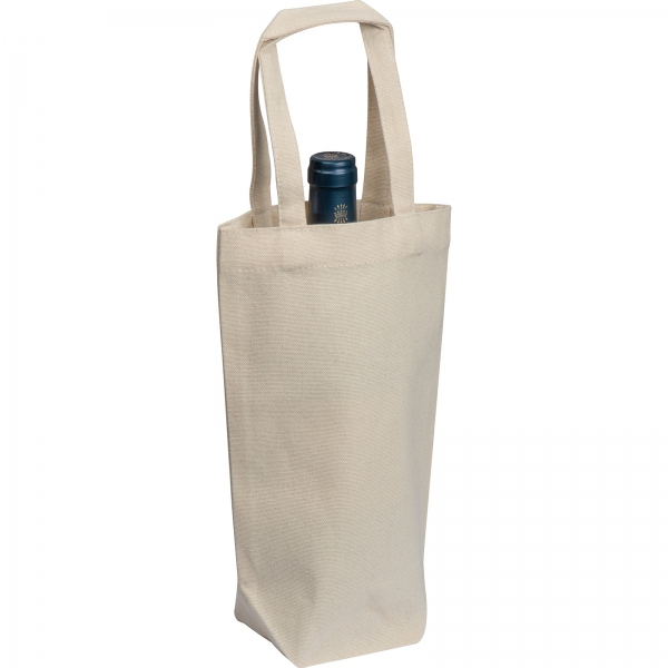 Torba bawełniana na wino 220 g/m2 Beżowy