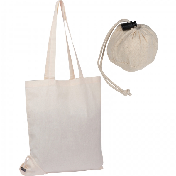 Torba bawełniana składana 100 g/m2 Biały