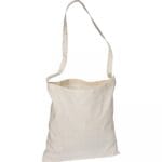 Torba bawełniana z długim uchem 140 g/m2 Naturalny