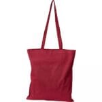 Torba bawełniana z długimi uszami 140 g/m2 Bordowy