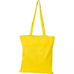 Torba bawełniana z długimi uszami 140 g/m2 Żółty