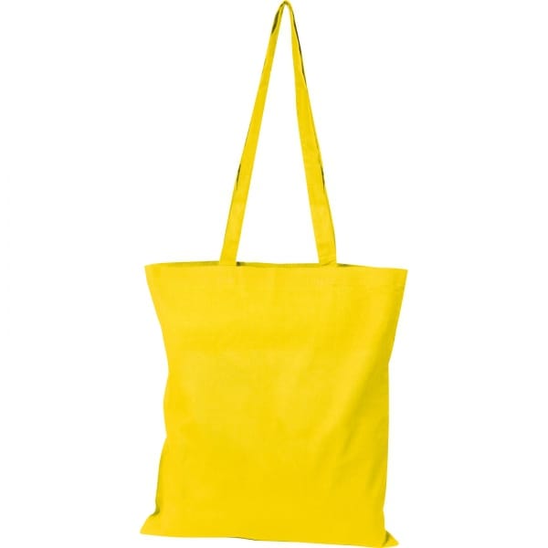 Torba bawełniana z długimi uszami 140 g/m2 Żółty