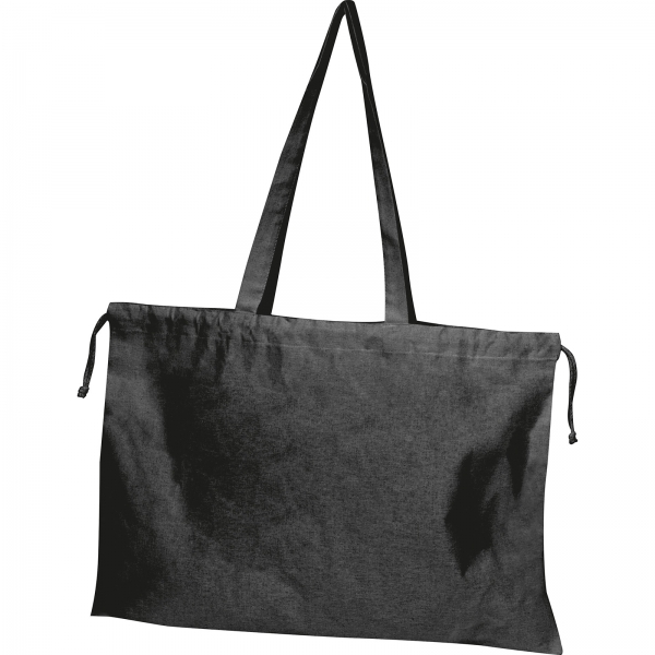 Torba bawełniana z długimi uszami 180 g/m2 Czarny