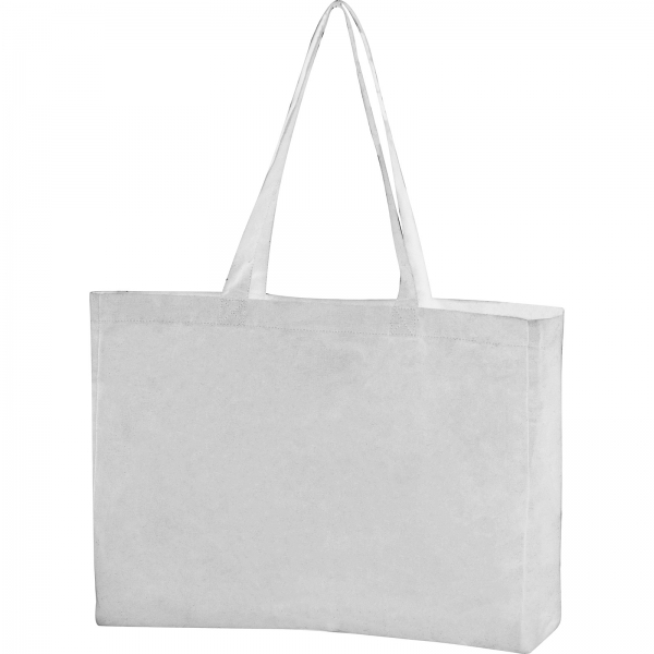 Torba bawełniana z długimi uszami 270 g/m2 Biały