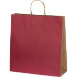 Torba papierowa duża 120 g/m2 Bordowy