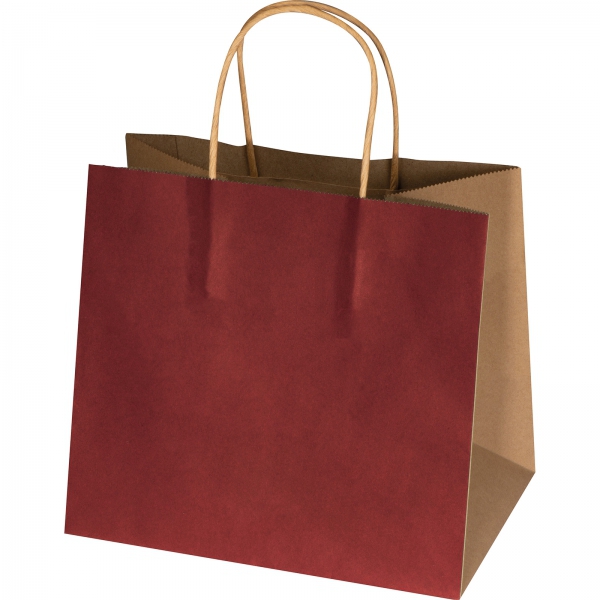 Torba papierowa mała 120 g/m2 Bordowy