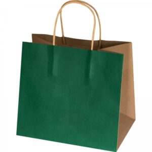 Torba papierowa mała 120 g/m2 Zielony