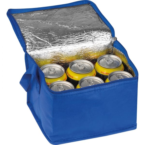 Torba termiczna non woven na 6 puszek 330 ml Niebieski