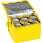 Torba termiczna non woven na 6 puszek 330 ml Żółty