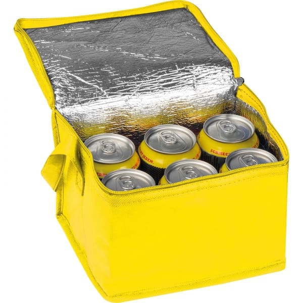 Torba termiczna non woven na 6 puszek 330 ml Żółty