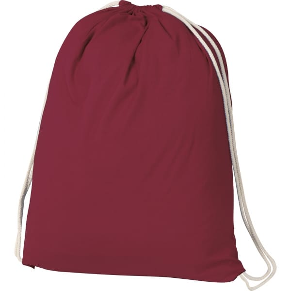 Worek bawełniany 140g/m2 Bordowy