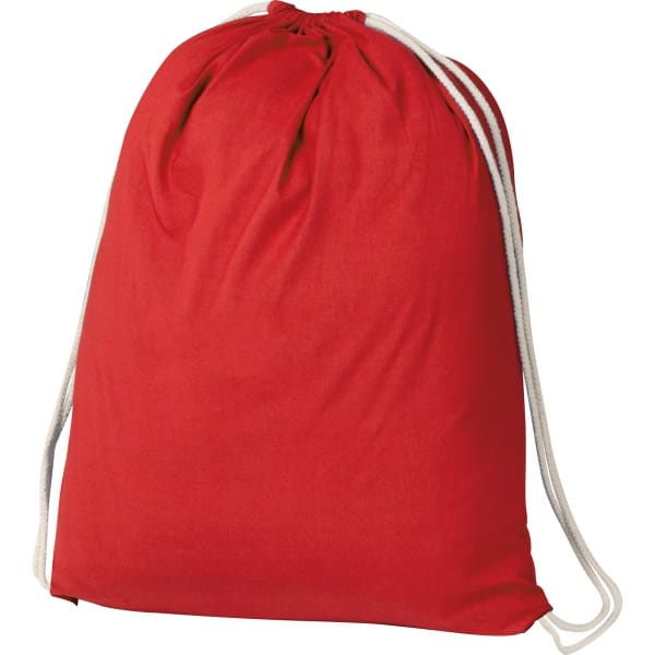 Worek bawełniany 140g/m2 Czerwony