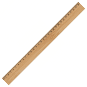 Linijka bambusowa 30 cm Beżowy