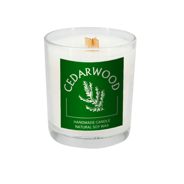 Świeca sojowa 190g Cotton Fresh Przeźroczysty