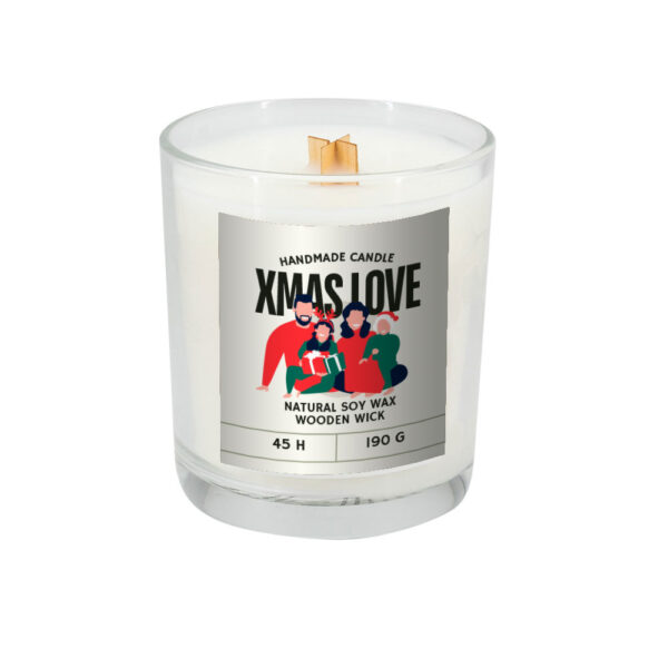 Świeca sojowa 190g Cotton Fresh Przeźroczysty