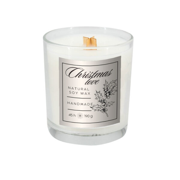 Świeca sojowa 190g Cotton Fresh Przeźroczysty